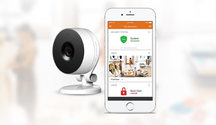 Camera integrated home security app Camera integrated home security app