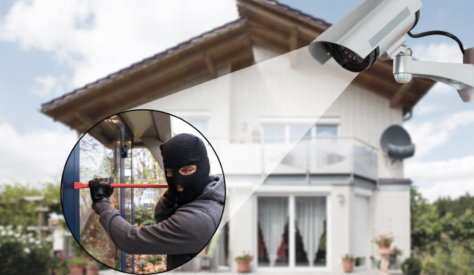 burglary detection using cctv camera