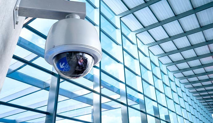 Indoor camera installed Indoor camera installed