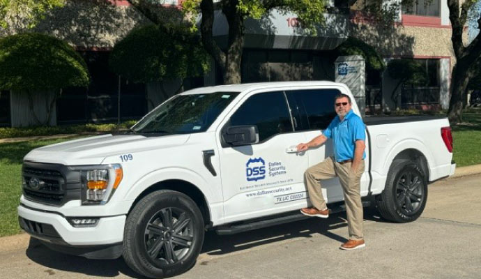 Dallas Security Systems service truck