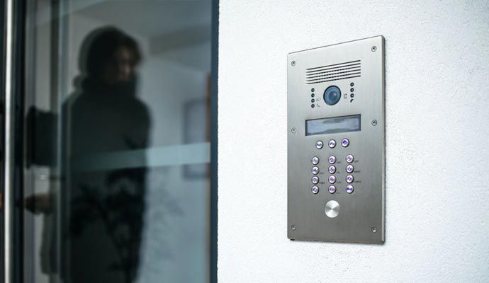 Installed intercom Installed intercom