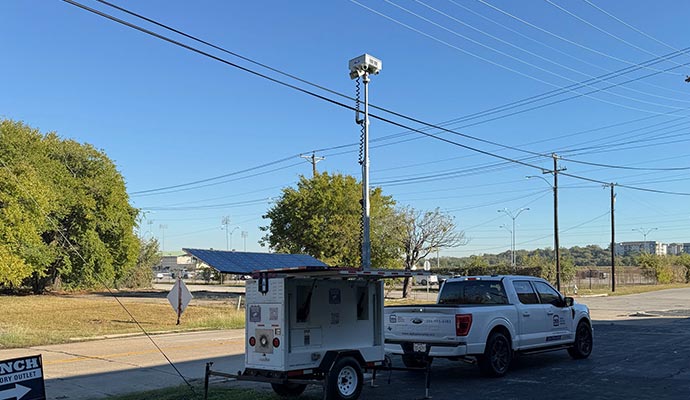 A mobile surveillance box