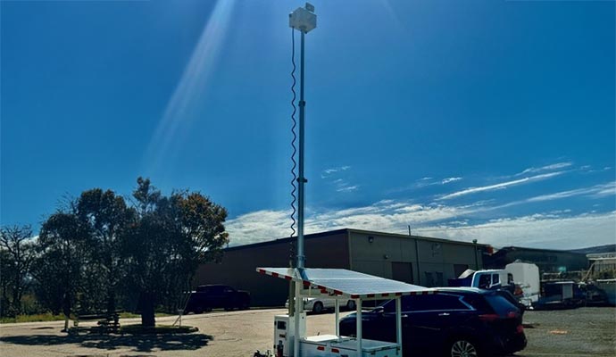 Solar powered surveilance system