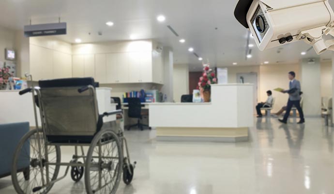 Security system in healthcare facility