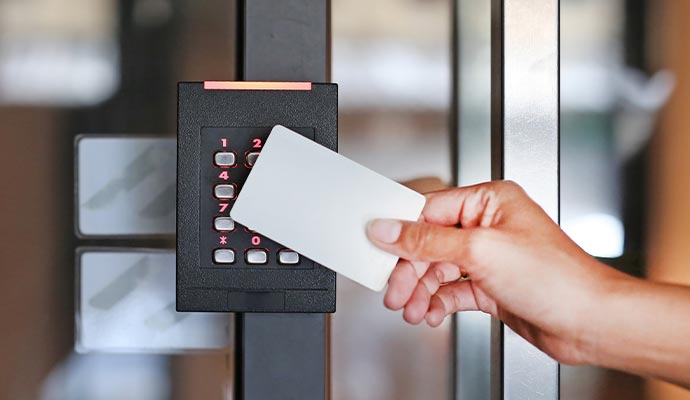 Key card access control