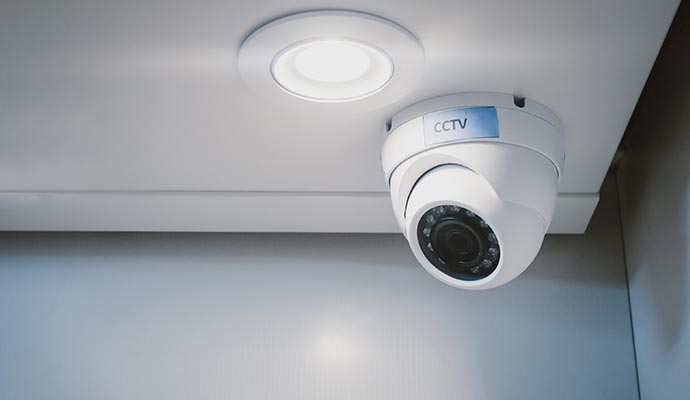 Professionally installed indoor camera Professionally installed indoor camera