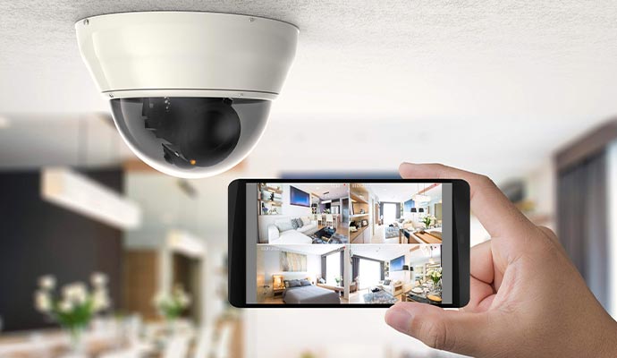 Video monitoring using indoor camera Video monitoring using indoor camera